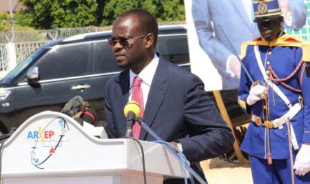 DISCOURS DU MINISTRE DES POSTES, DES NTIC A L’OCCASION DE LA CEREMONIE D’INAUGURATION DU RESEAU DE FIBRE OPTIQUE SEGMENT N’DJAMENA – ADRE.